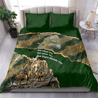 Montford Point Marines Not Above You Bedding Set Iwo Jima Military Map Camouflage Vintage Art