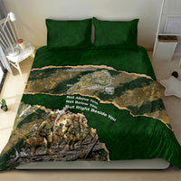 Montford Point Marines Not Above You Bedding Set Iwo Jima Military Map Camouflage Vintage Art