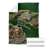 Montford Point Marines Not Above You Blanket Iwo Jima Military Map Camouflage Vintage Art