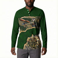 Montford Point Marines Not Above You Button Sweatshirt Iwo Jima Military Map Camouflage Vintage Art