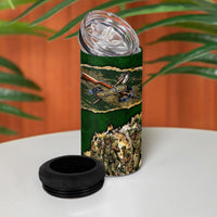 Montford Point Marines Not Above You 4 in 1 Can Cooler Tumbler Iwo Jima Military Map Camouflage Vintage Art