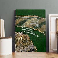 Montford Point Marines Not Above You Canvas Wall Art Iwo Jima Military Map Camouflage Vintage Art