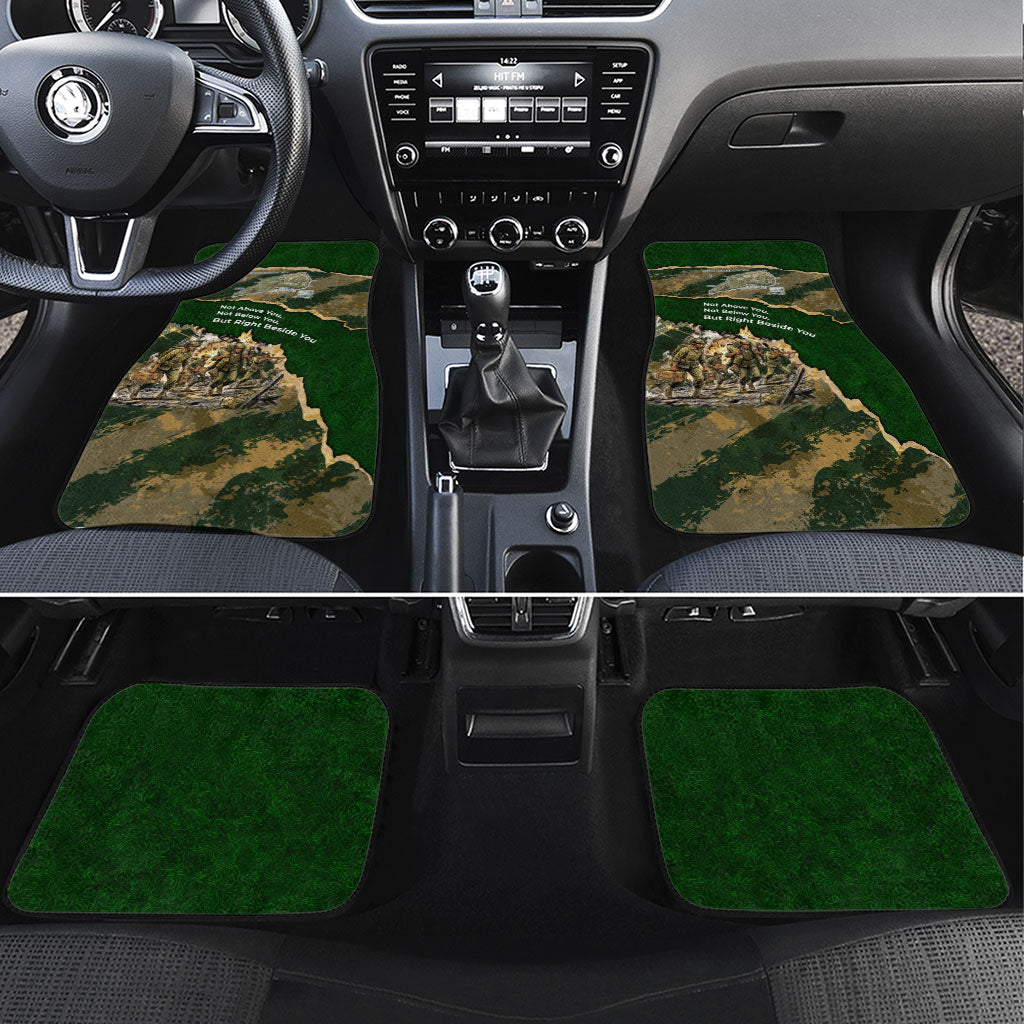 Montford Point Marines Not Above You Car Mats Iwo Jima Military Map Camouflage Vintage Art