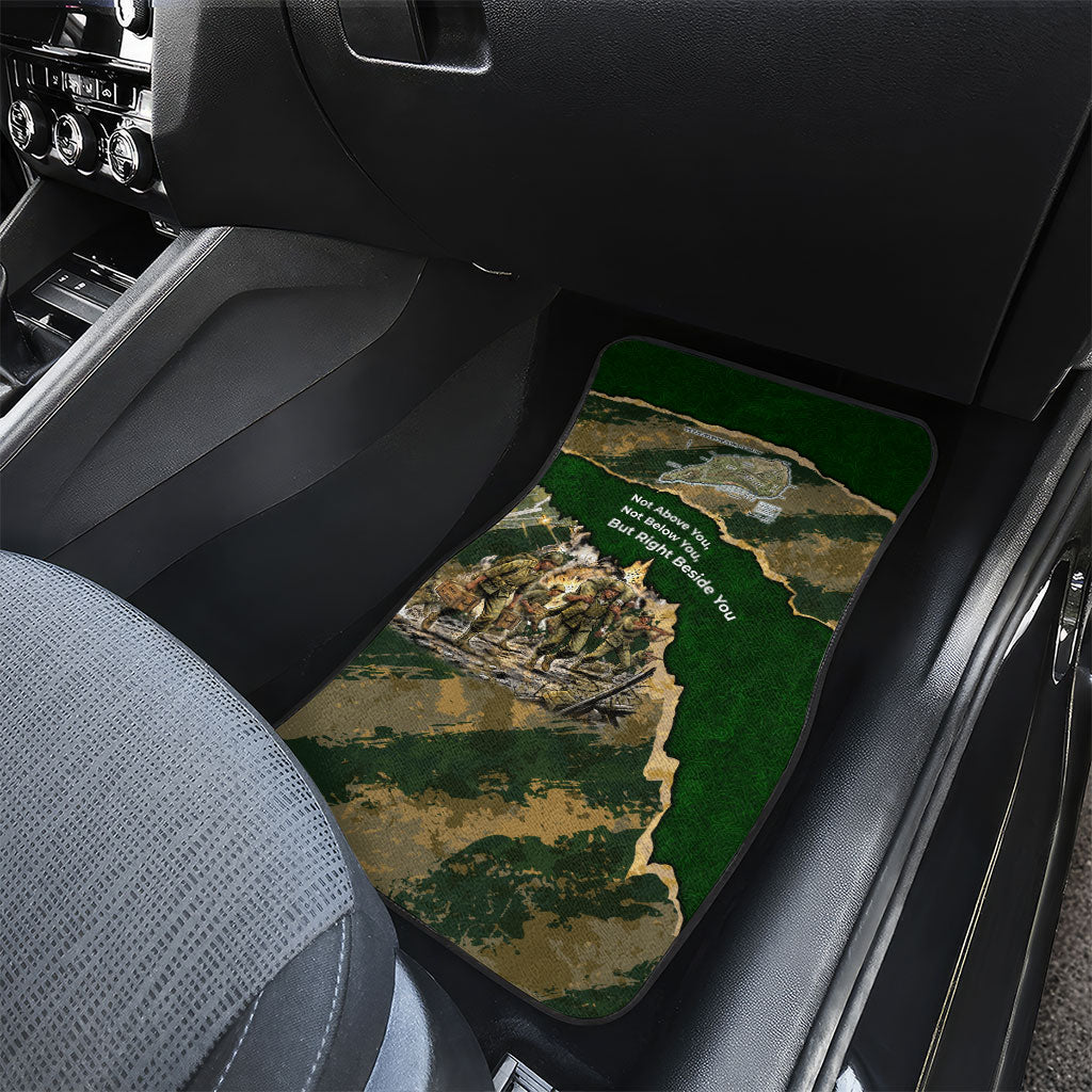 Montford Point Marines Not Above You Car Mats Iwo Jima Military Map Camouflage Vintage Art