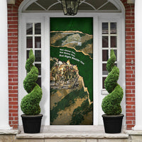 Montford Point Marines Not Above You Door Cover Iwo Jima Military Map Camouflage Vintage Art
