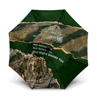 Montford Point Marines Not Above You Umbrella Iwo Jima Military Map Camouflage Vintage Art