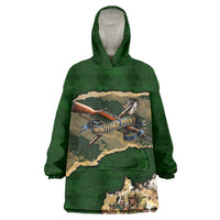 Montford Point Marines Not Above You Wearable Blanket Hoodie Iwo Jima Military Map Camouflage Vintage Art
