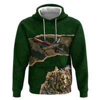 Montford Point Marines Not Above You Zip Hoodie Iwo Jima Military Map Camouflage Vintage Art