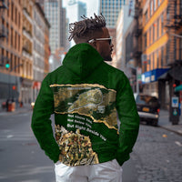 Montford Point Marines Not Above You Zip Hoodie Iwo Jima Military Map Camouflage Vintage Art