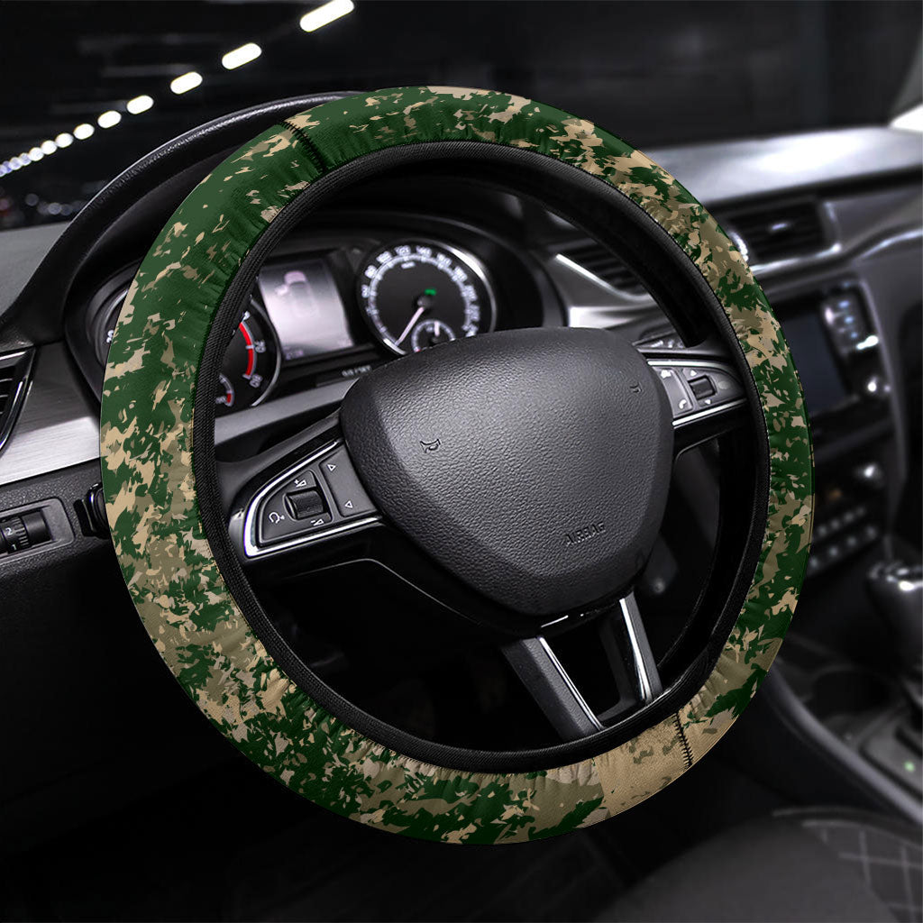 Montford Point Marines 1942 The First 20000 Steering Wheel Cover Vintage Vinyl Record Camouflage Graffiti Art