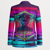 Montford Point Marines Legacy 1942 Blazer The Right To Fight Retro Glitch Vaporwave Art