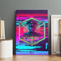 Montford Point Marines Legacy 1942 Canvas Wall Art The Right To Fight Retro Glitch Vaporwave Art