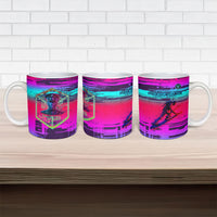 Montford Point Marines Legacy 1942 Ceramic Mug The Right To Fight Retro Glitch Vaporwave Art