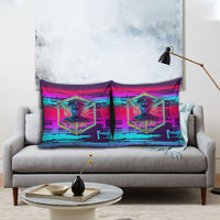Montford Point Marines Legacy 1942 Pillow Cover The Right To Fight Retro Glitch Vaporwave Art