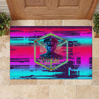 Montford Point Marines Legacy 1942 Rubber Doormat The Right To Fight Retro Glitch Vaporwave Art