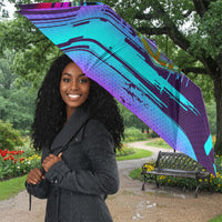 Montford Point Marines Legacy 1942 Umbrella The Right To Fight Retro Glitch Vaporwave Art