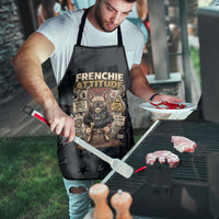 French Bulldog Tiny Body Major Attitude Apron Urban Streetwear Cool Frenchie Mascot Art