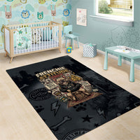 French Bulldog Tiny Body Major Attitude Area Rug Urban Streetwear Cool Frenchie Mascot Art