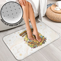 Powered By Golden Energy Bathroom Set Golden Retriever In Toy Retro Comic Crate Art