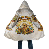 Powered By Golden Energy Cloak Golden Retriever In Toy Retro Comic Crate Art