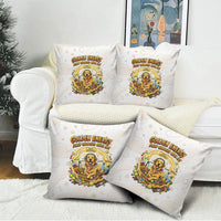 Powered By Golden Energy Pillow Cover Golden Retriever In Toy Retro Comic Crate Art