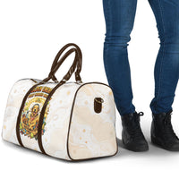 Powered By Golden Energy Travel Bag Golden Retriever In Toy Retro Comic Crate Art