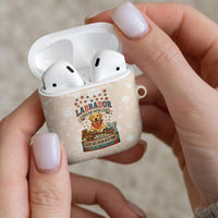 Labrador Good Days Start With A Lab AirPods Case Retro Cute Yellow Lab Paws And Tennis Balls