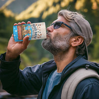 Labrador Good Days Start With A Lab 4 in 1 Can Cooler Tumbler Retro Cute Yellow Lab Paws And Tennis Balls