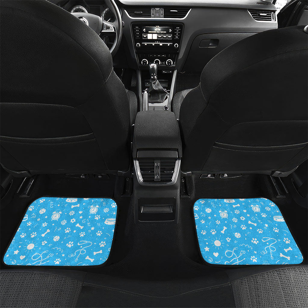 Labrador Good Days Start With A Lab Car Mats Retro Cute Yellow Lab Paws And Tennis Balls