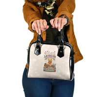 Labrador Good Days Start With A Lab Shoulder Handbag Retro Cute Yellow Lab Paws And Tennis Balls