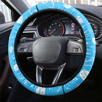 Labrador Good Days Start With A Lab Steering Wheel Cover Retro Cute Yellow Lab Paws And Tennis Balls