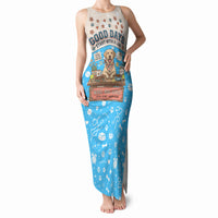 Labrador Good Days Start With A Lab Tank Maxi Dress Retro Cute Yellow Lab Paws And Tennis Balls
