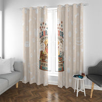 Labrador Good Days Start With A Lab Window Curtain Retro Cute Yellow Lab Paws And Tennis Balls