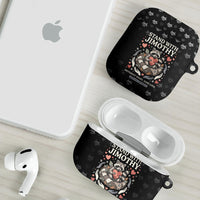 Jimothy The Raccoon AirPods Case Vintage Raccoon Small Frame Big Heart