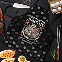 Jimothy The Raccoon Apron Vintage Raccoon Small Frame Big Heart