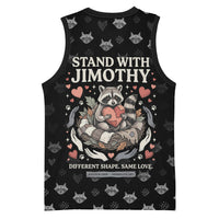 Jimothy The Raccoon Basketball Jersey Vintage Raccoon Small Frame Big Heart