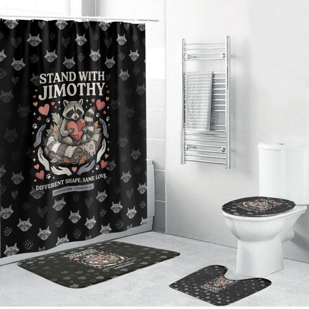 Jimothy The Raccoon Bathroom Set Vintage Raccoon Small Frame Big Heart