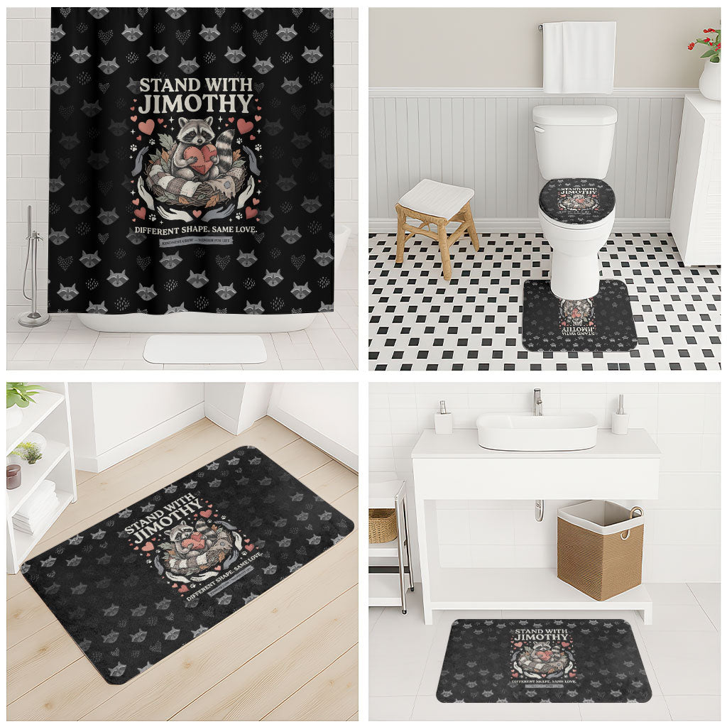Jimothy The Raccoon Bathroom Set Vintage Raccoon Small Frame Big Heart
