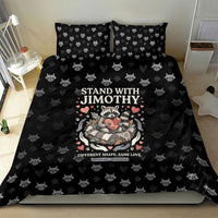 Jimothy The Raccoon Bedding Set Vintage Raccoon Small Frame Big Heart