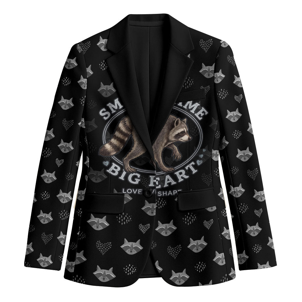 Jimothy The Raccoon Blazer Vintage Raccoon Small Frame Big Heart