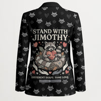 Jimothy The Raccoon Blazer Vintage Raccoon Small Frame Big Heart