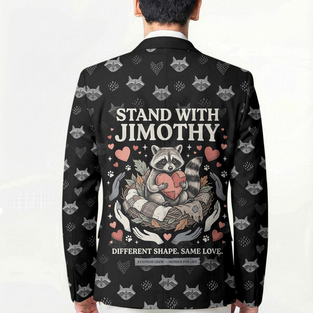 Jimothy The Raccoon Blazer Vintage Raccoon Small Frame Big Heart