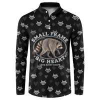 Jimothy The Raccoon Button Sweatshirt Vintage Raccoon Small Frame Big Heart