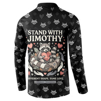 Jimothy The Raccoon Button Sweatshirt Vintage Raccoon Small Frame Big Heart