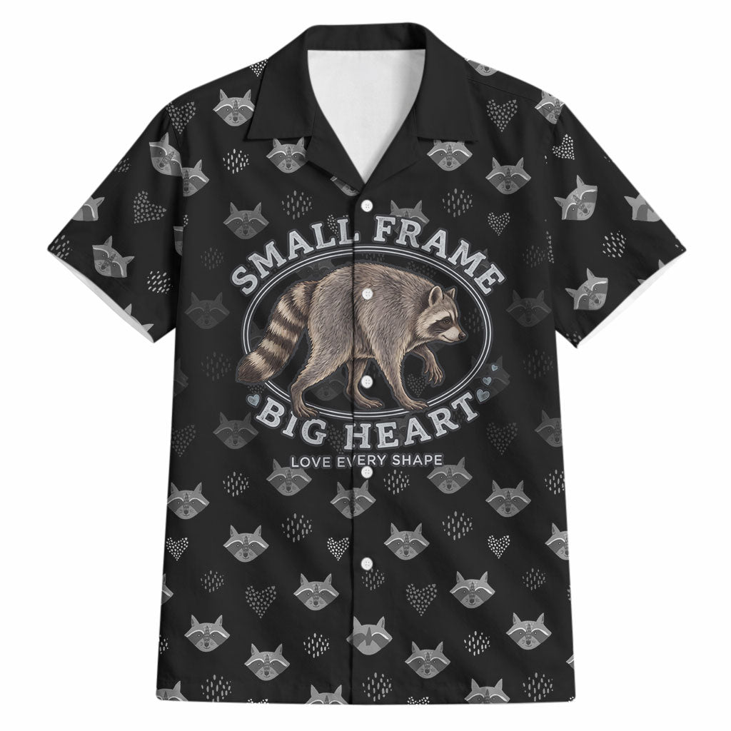Jimothy The Raccoon Hawaiian Shirt Vintage Raccoon Small Frame Big Heart