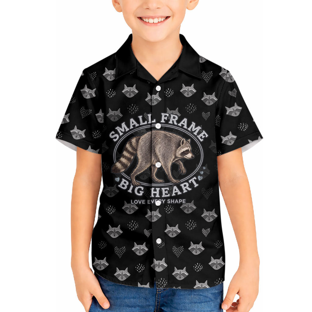 Jimothy The Raccoon Hawaiian Shirt Vintage Raccoon Small Frame Big Heart