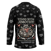Jimothy The Raccoon Hockey Jersey Vintage Raccoon Small Frame Big Heart