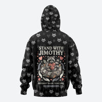 Jimothy The Raccoon Hoodie Vintage Raccoon Small Frame Big Heart