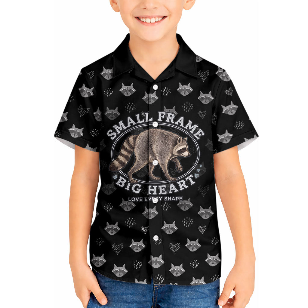 Jimothy The Raccoon Kid Hawaiian Shirt Vintage Raccoon Small Frame Big Heart