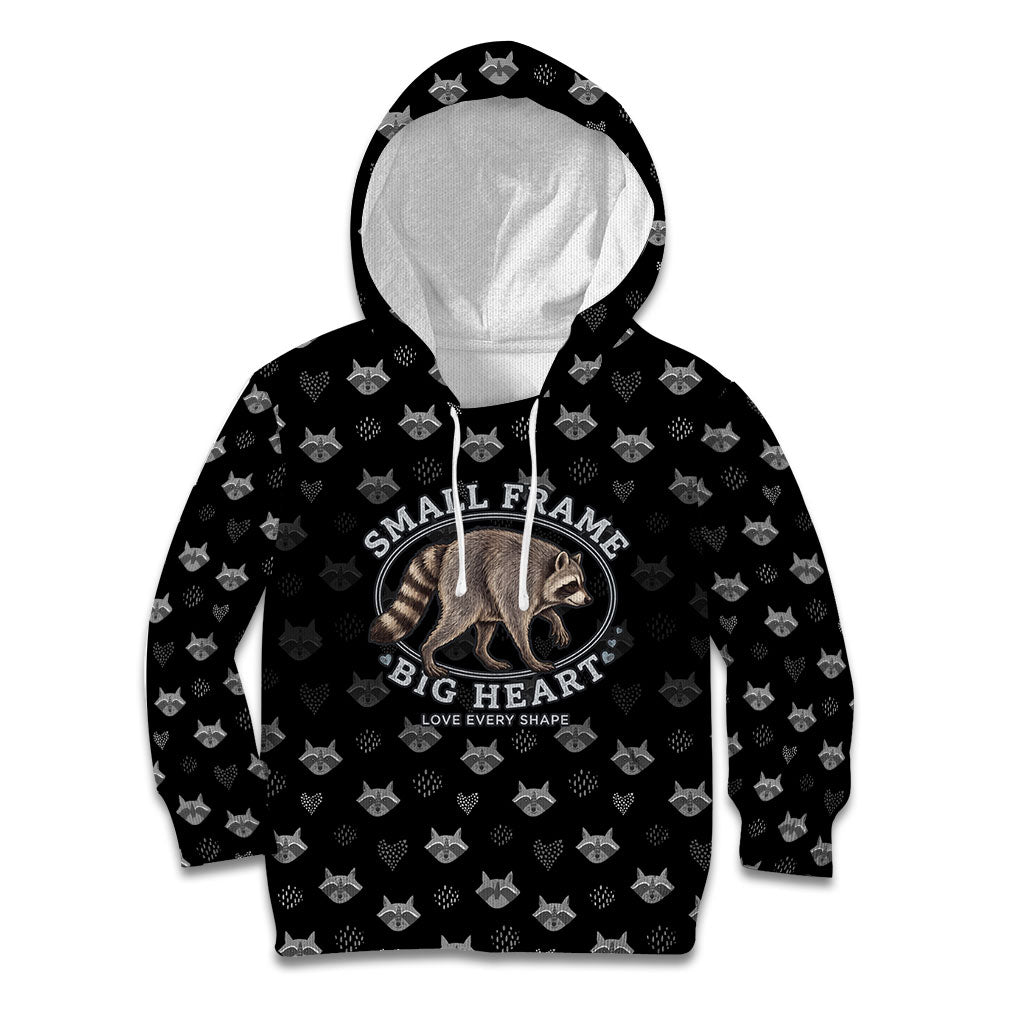 Jimothy The Raccoon Kid Hoodie Vintage Raccoon Small Frame Big Heart
